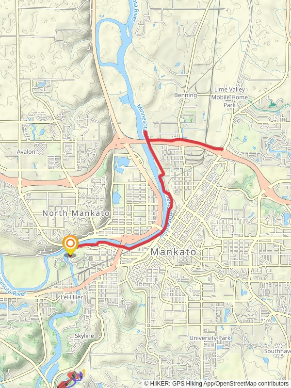 Minnesota River Trail - LeHillier