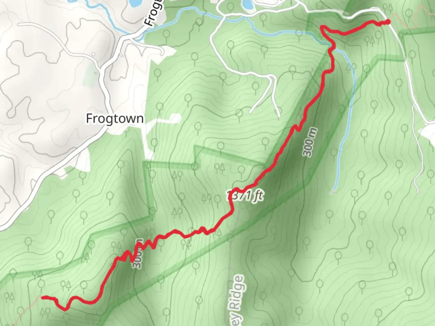 An image depicting the trail Appalachian Trail from Morgans Mill Road and its surrounding area.