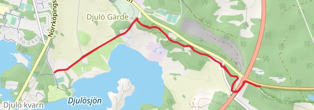 Sörmlandsleden Trail spur 8 Map