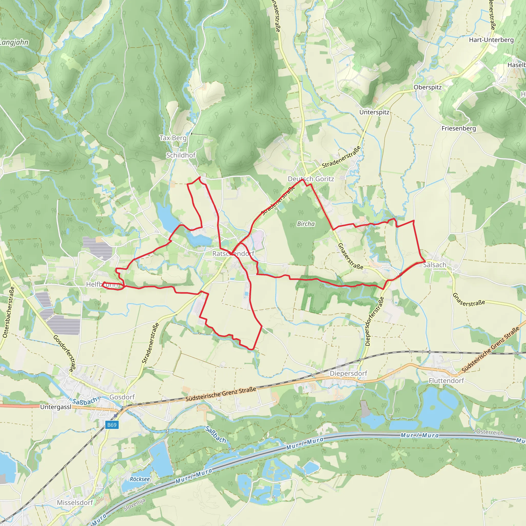 Sieben-Quellen-Weg Ratschendorf mobile static map