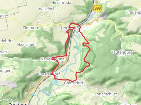 Porstendorf and Dornburg Loop