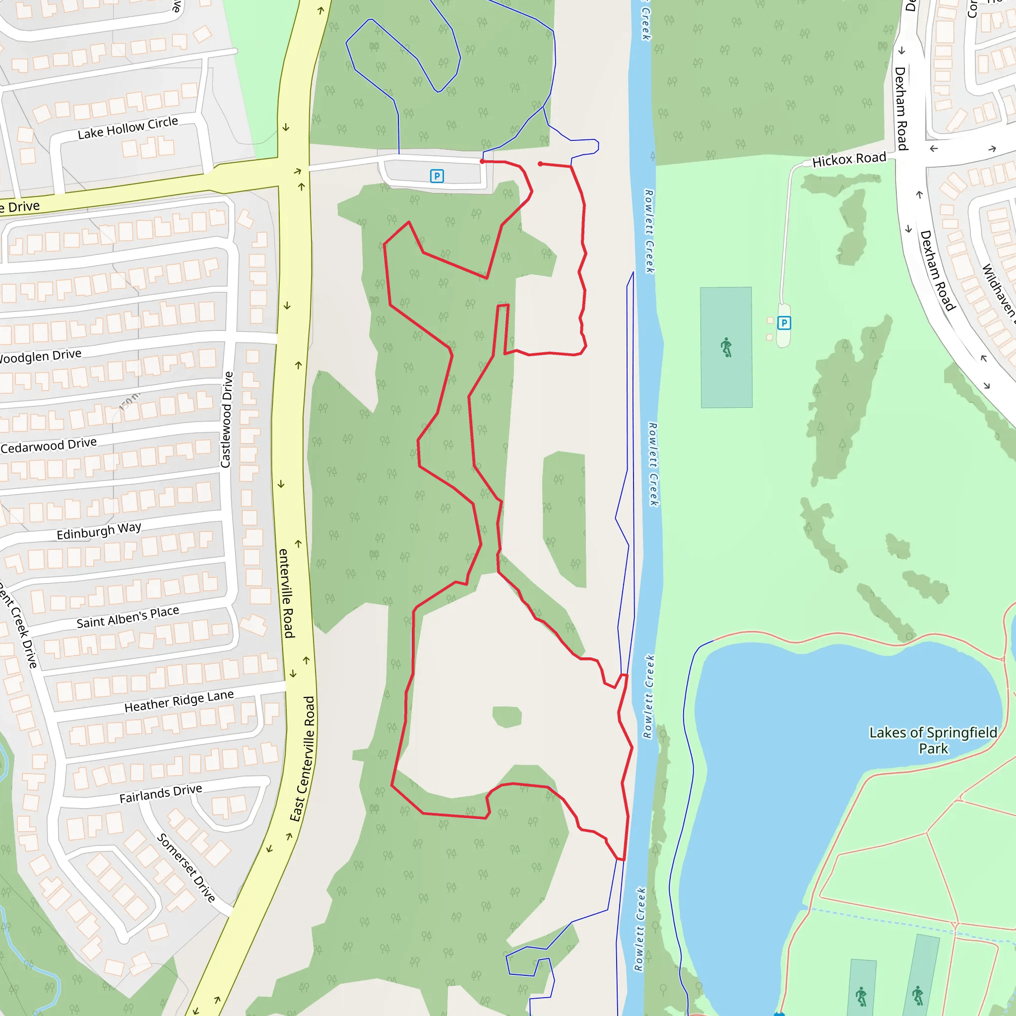 East Centerville Road Loop mobile static map