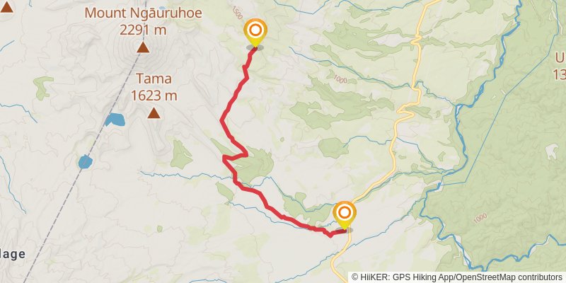 Oturere Hut stage 1 Map