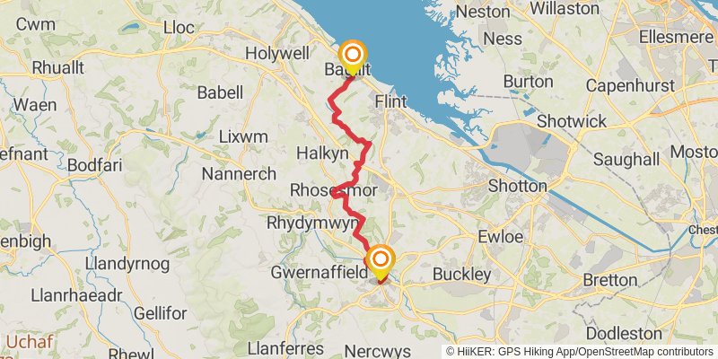 Castles in North Wales stage 5 Map