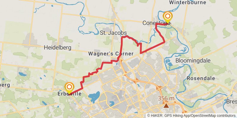 Avon Trail stage 6 Map