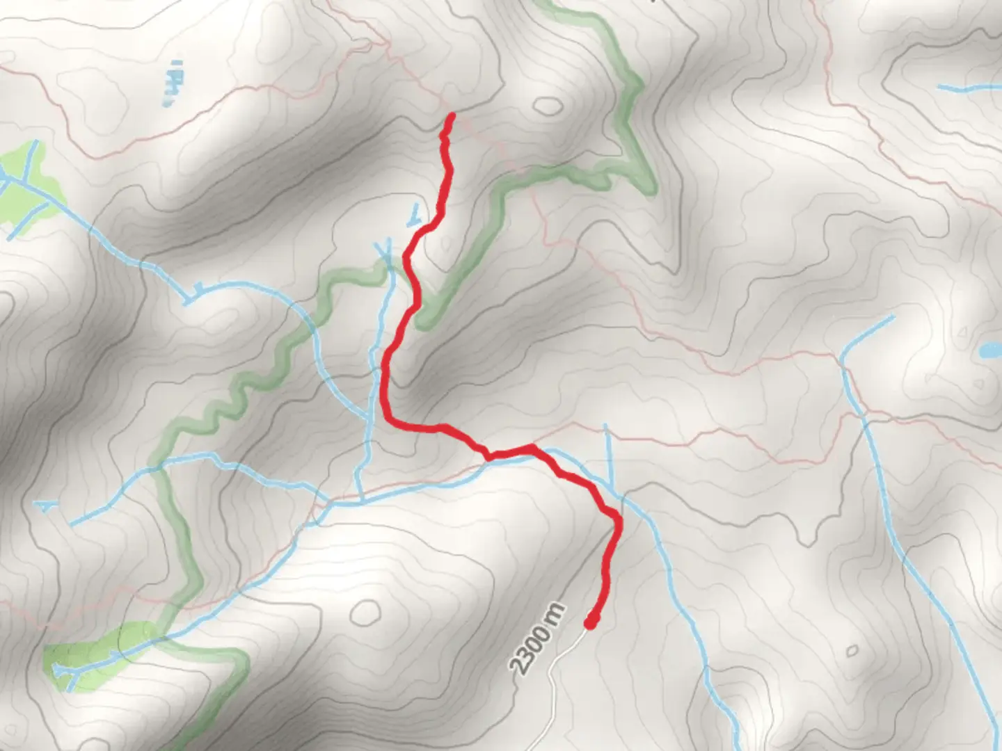 An image depicting the trail Fernandez Access via Norris Lake Trail and its surrounding area.