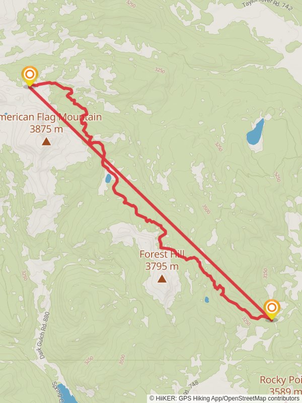 Mysterious Lake and Horsethief Lake