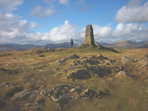 An image depicting the trail High Wray Loop and its surrounding area.