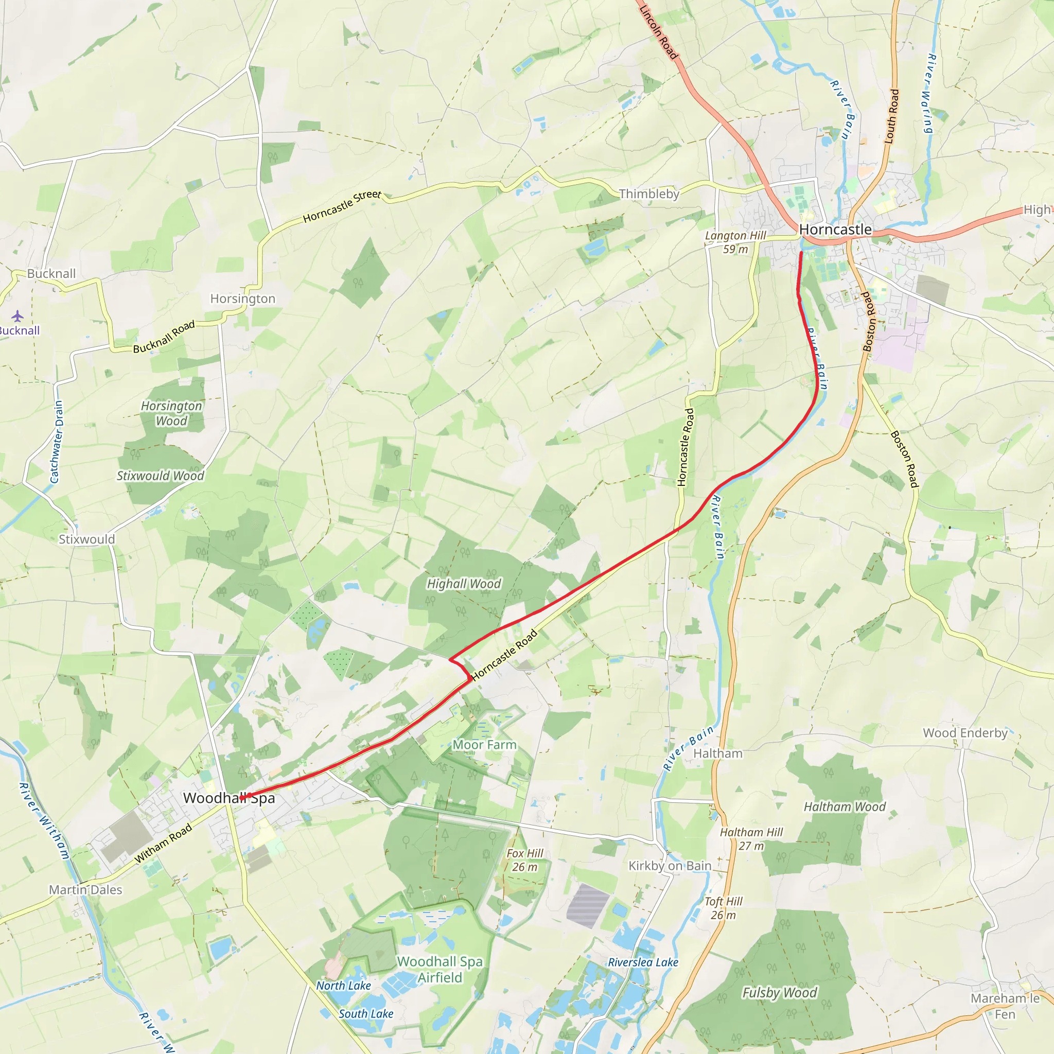 Spa Trail mobile static map