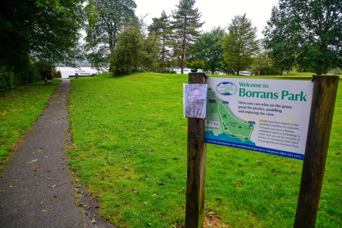 Stock Ghyll Force Waterfall and Borrans Park Loop