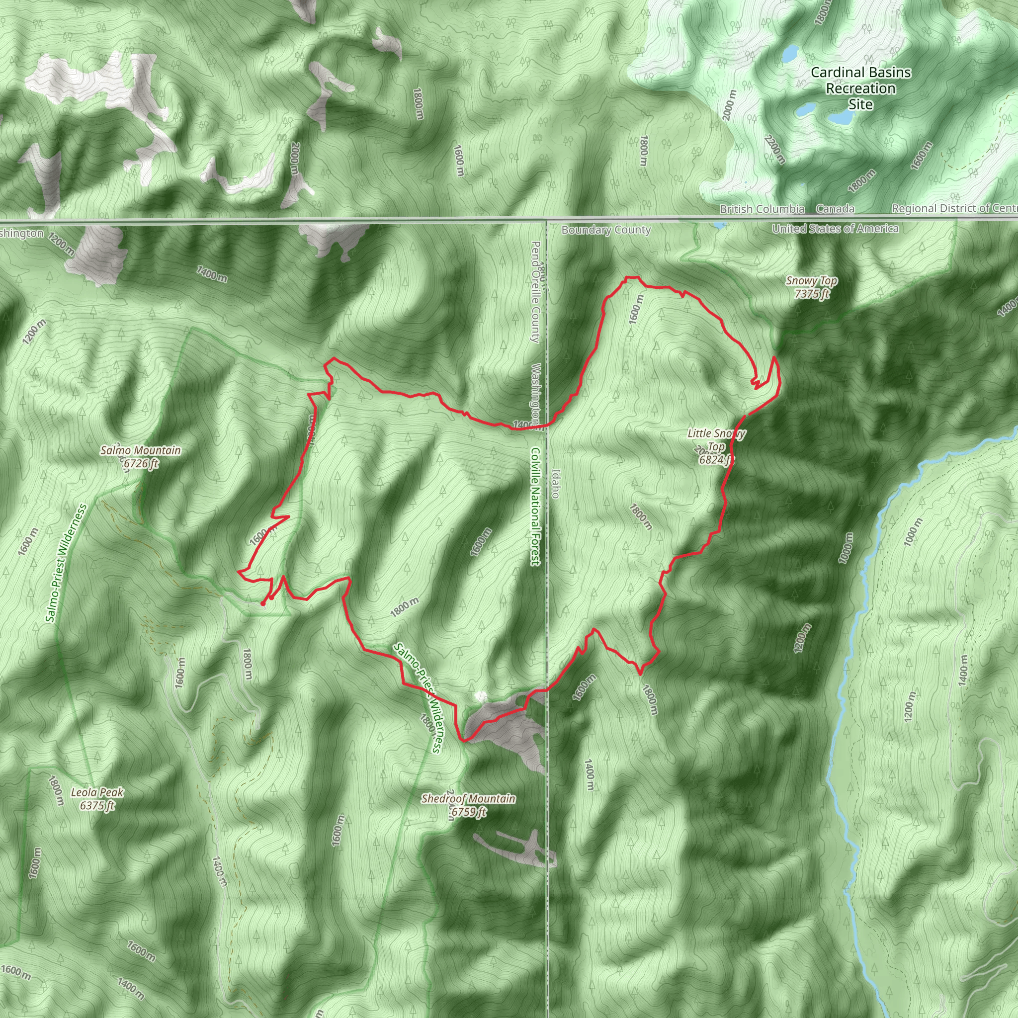 Salmo - Priest Divide Loop mobile static map