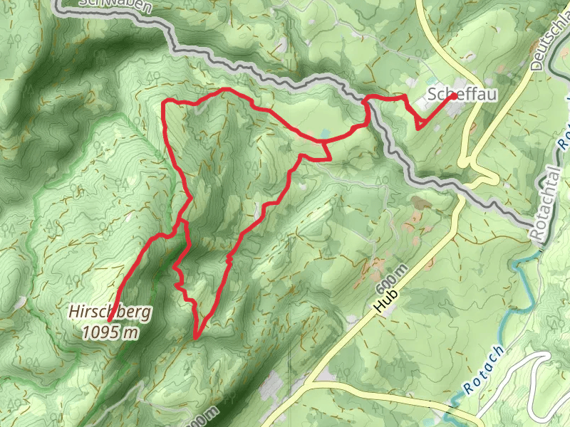 Hirschberg via Scheffauer Steig