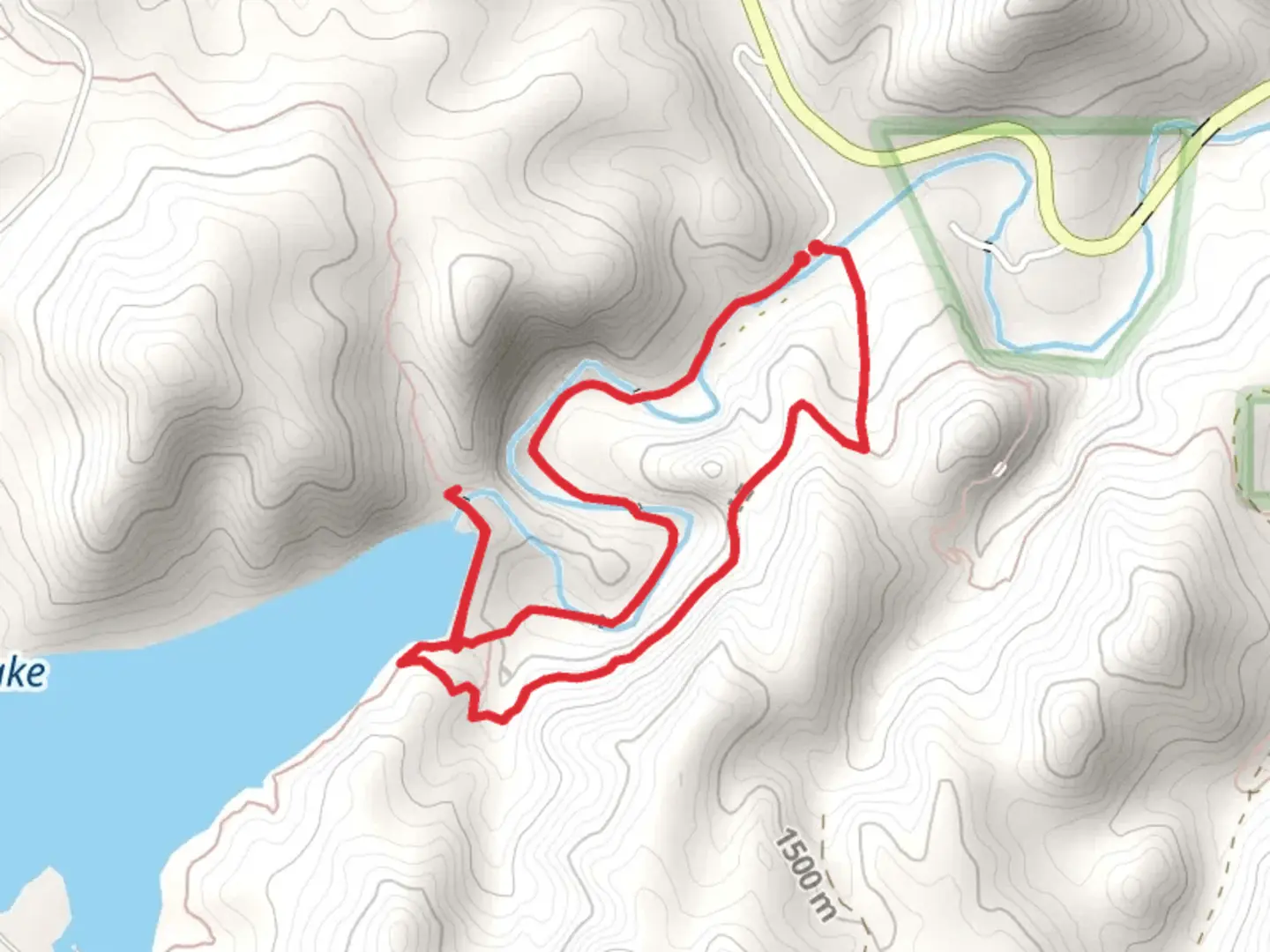An image depicting the trail Spring Creek Loop and its surrounding area.