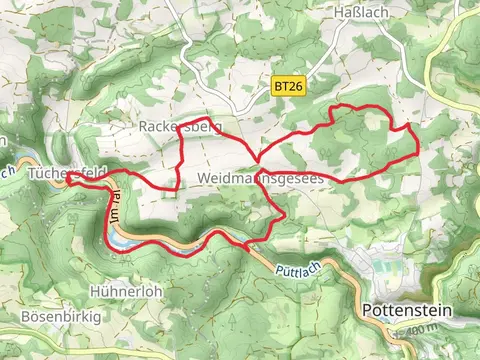 Haßlacher Rundwanderweg and Frankenweg Teil