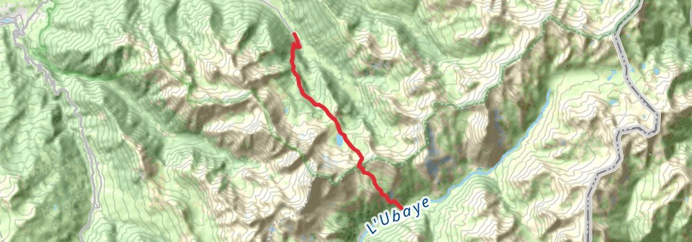 Via Alpina - Red Trail stage 117 Map