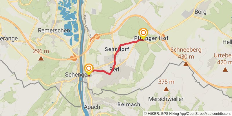 Moselsteig alt 1 Map