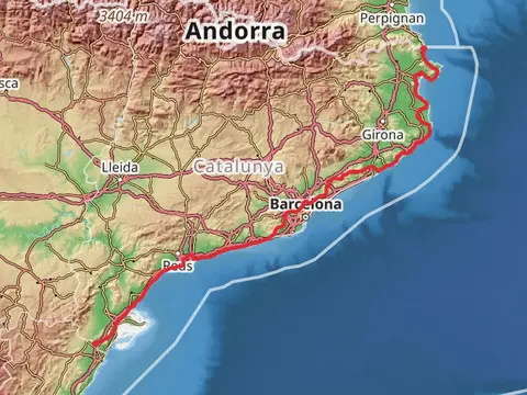 GR 92 Sendero del Mediterráneo Cataluña