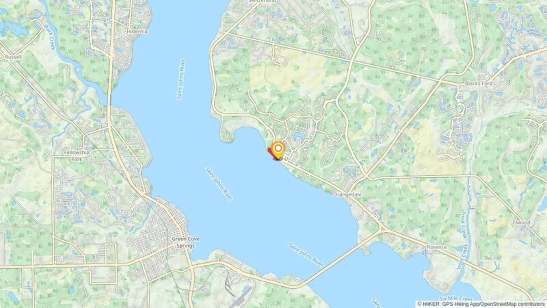 An image depicting the trail Beginner Flow Loop via Access Path and its surrounding area.