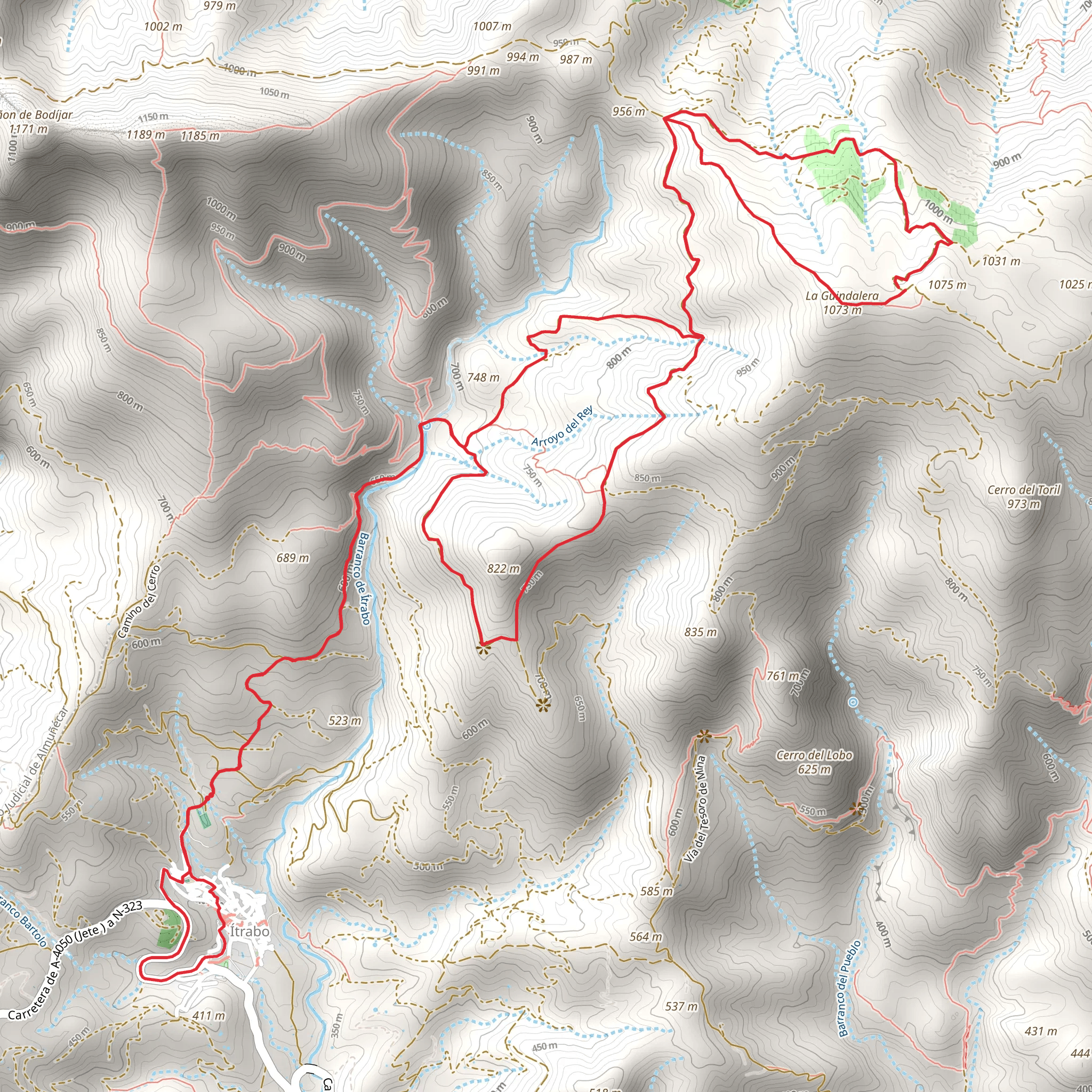 Ítrabo - La Guindalera mobile static map