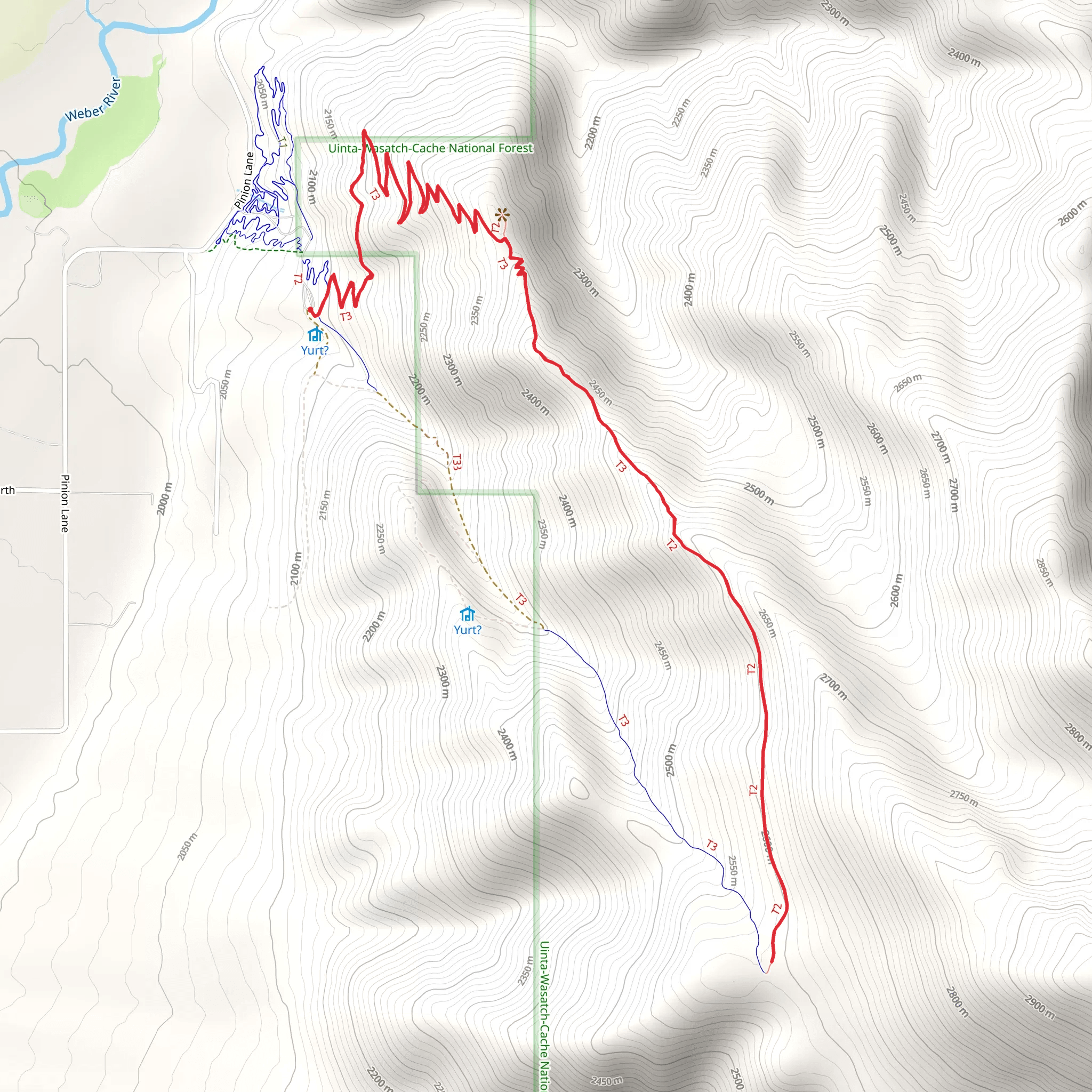 Oakley Trail mobile static map