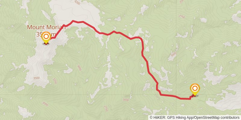 Mt Moriah stage 2 Map