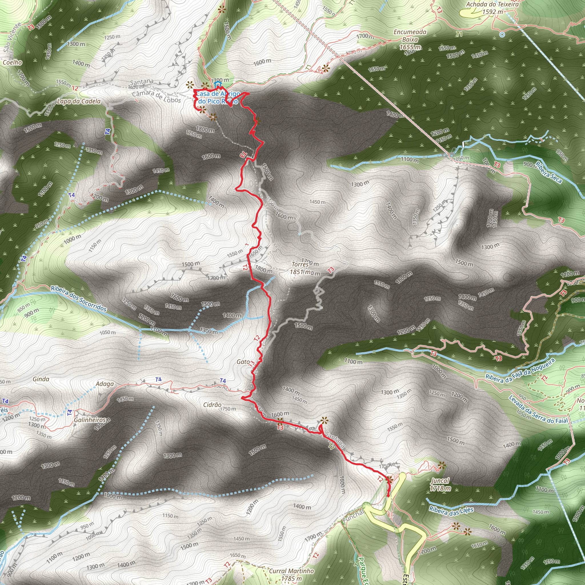 PR 1 Areeiro Footpath mobile static map