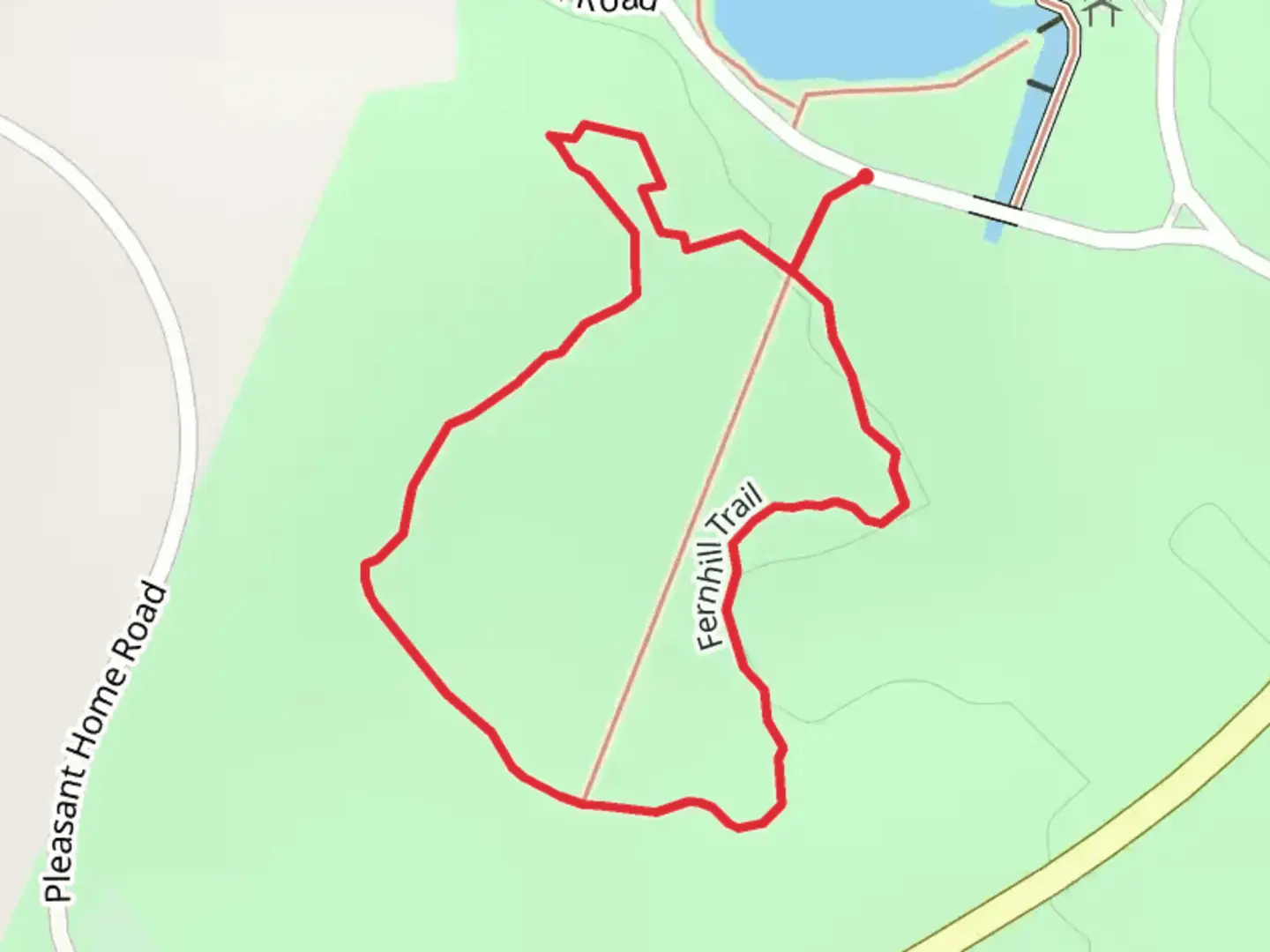 An image depicting the trail Fernhill Loop Trail and its surrounding area.
