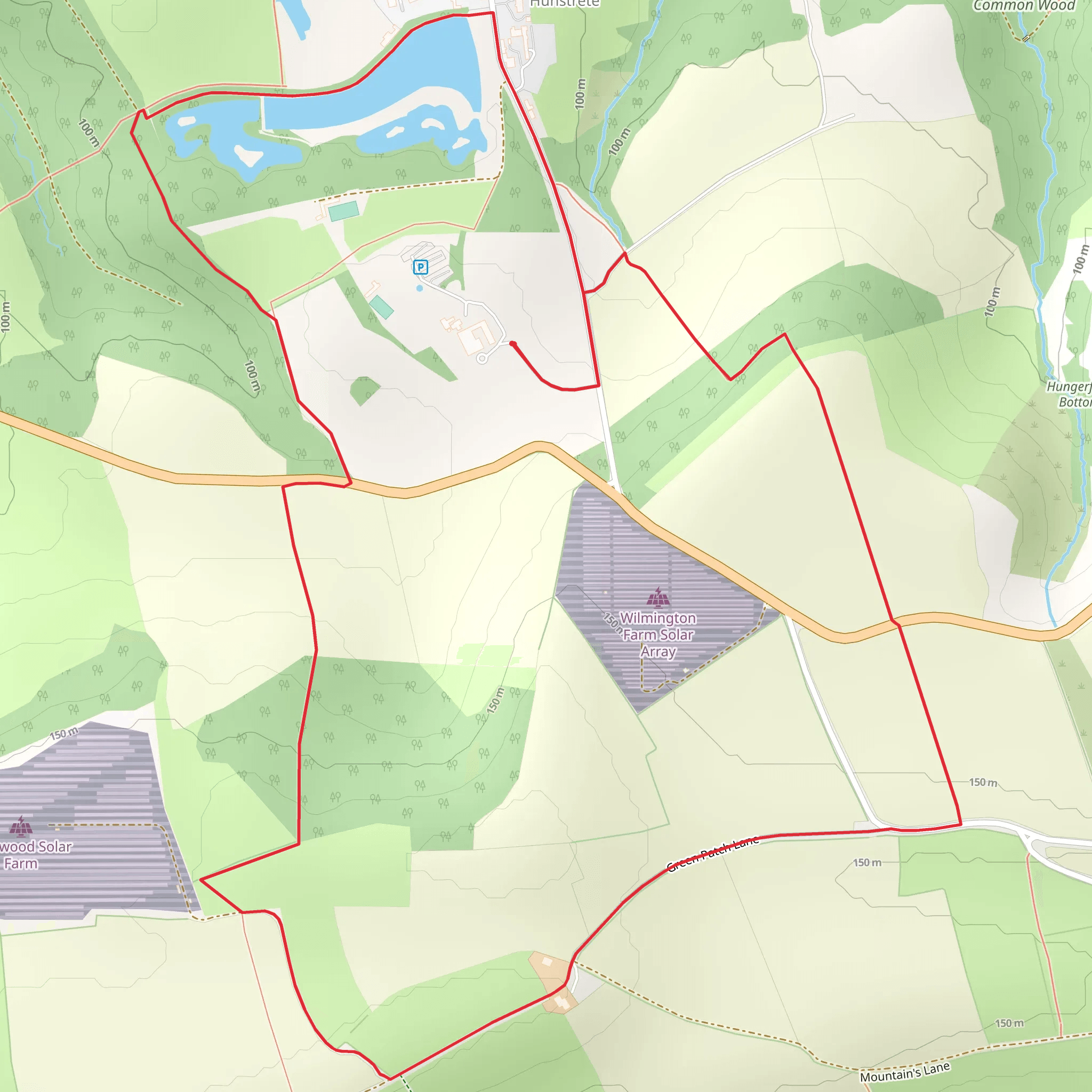 Whidcombe Brake Loop mobile static map