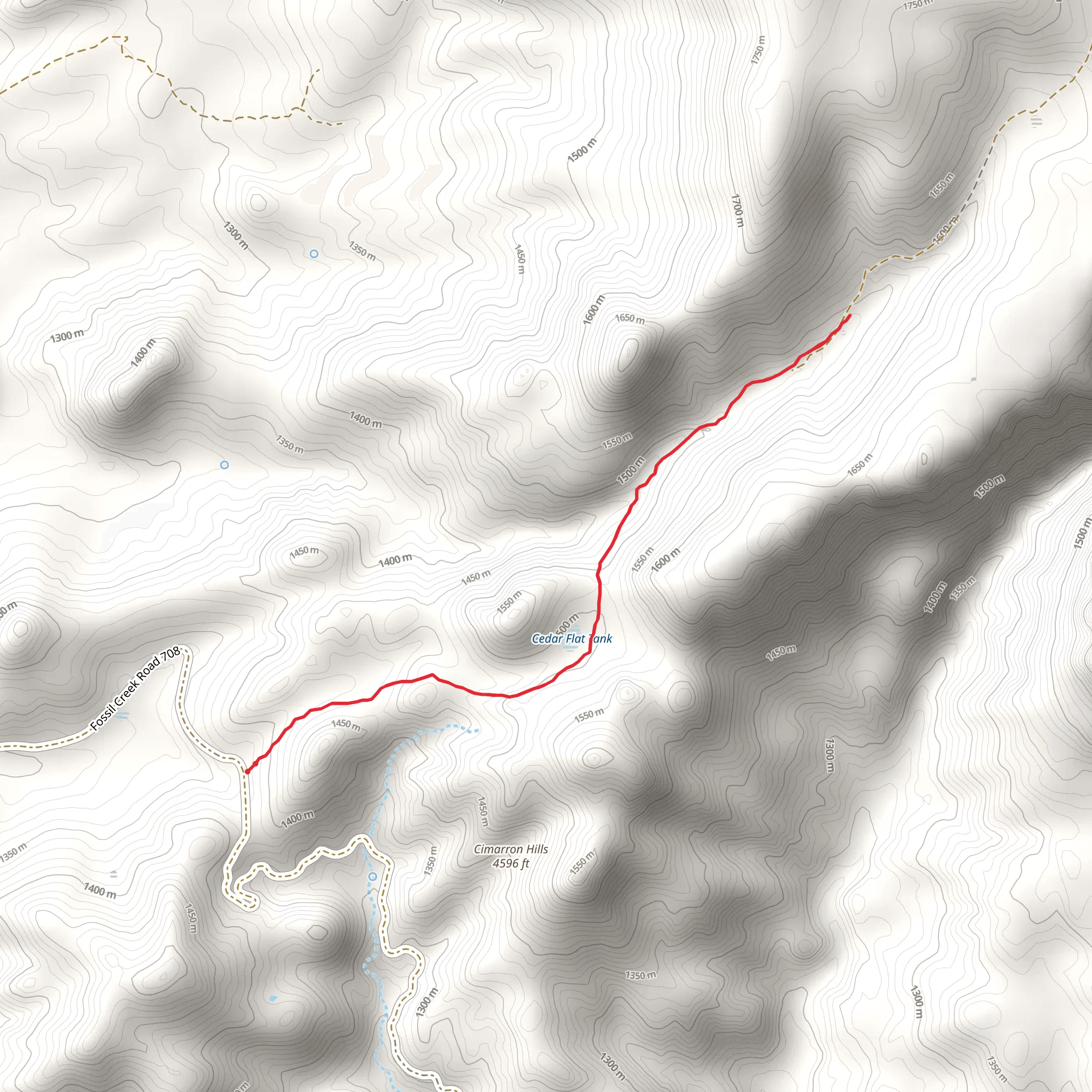 Dorens Defeat Trail mobile static map