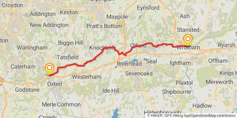 Middleton in Teesdale to Dover Walk stage 41 Map