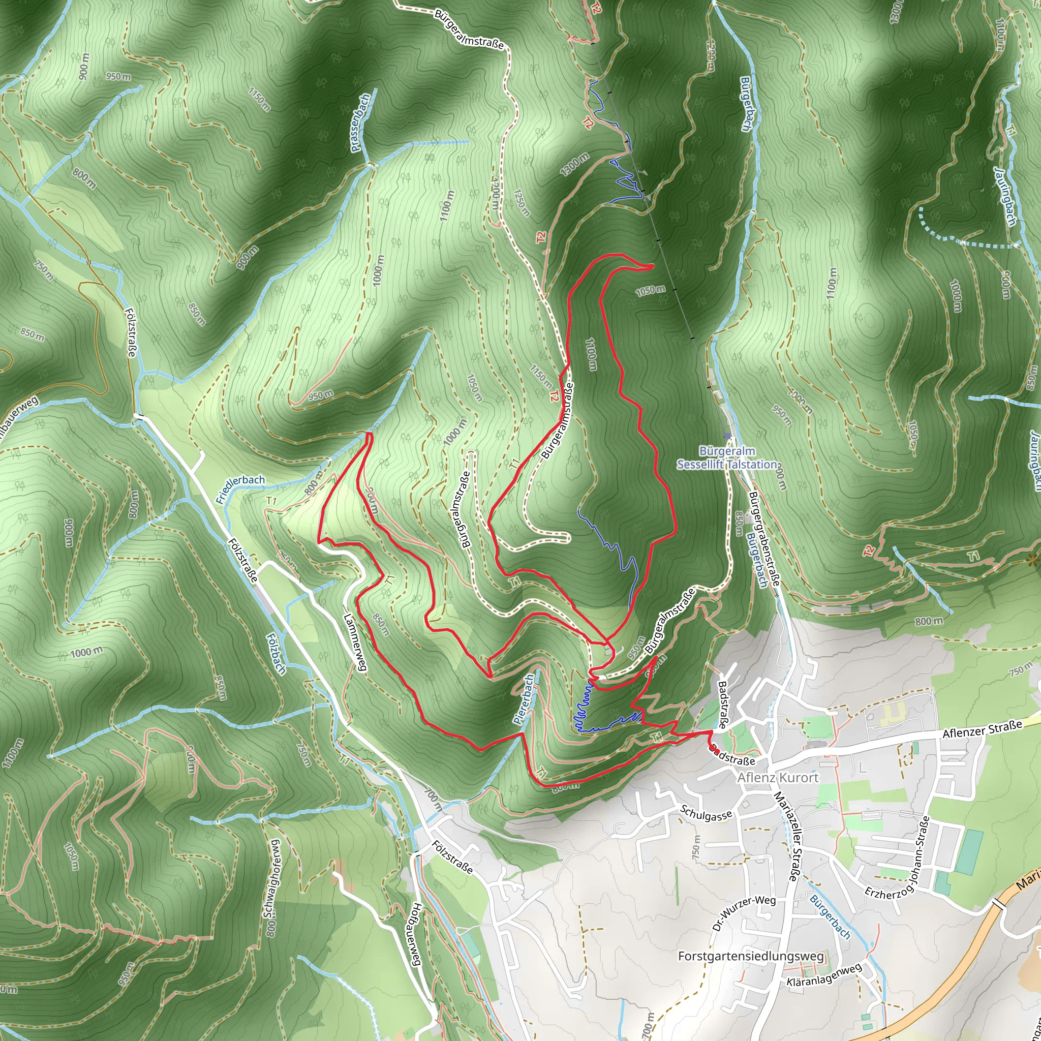 Heilkräuterweg Aflenz - Kräutermeilen mobile static map