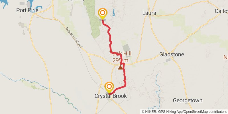 Heysen Trail stage 37 Map