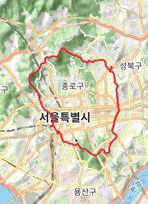 트레일 러닝 mobile static map