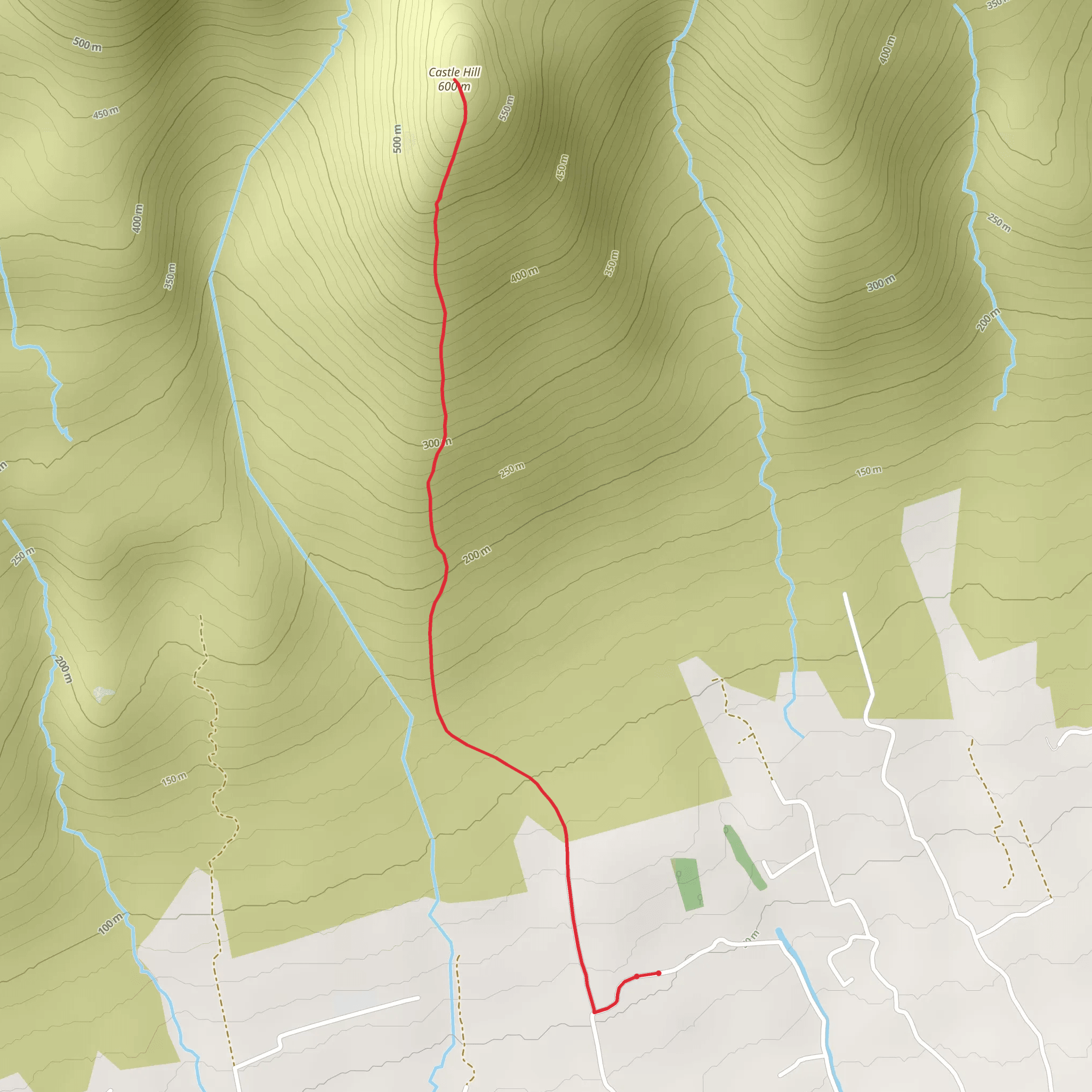 Castle Hill mobile static map