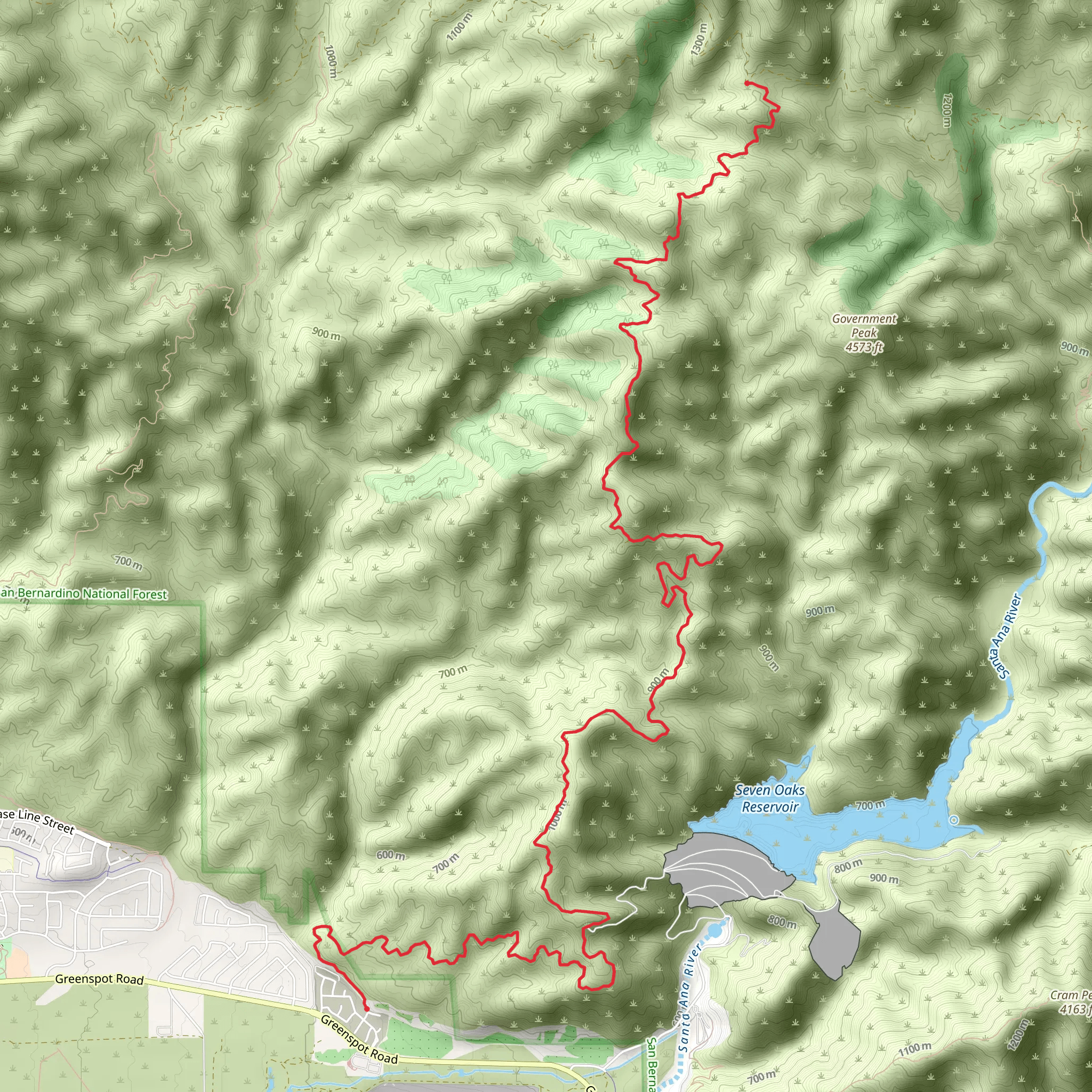 Alder Creek Road Point to Point mobile static map