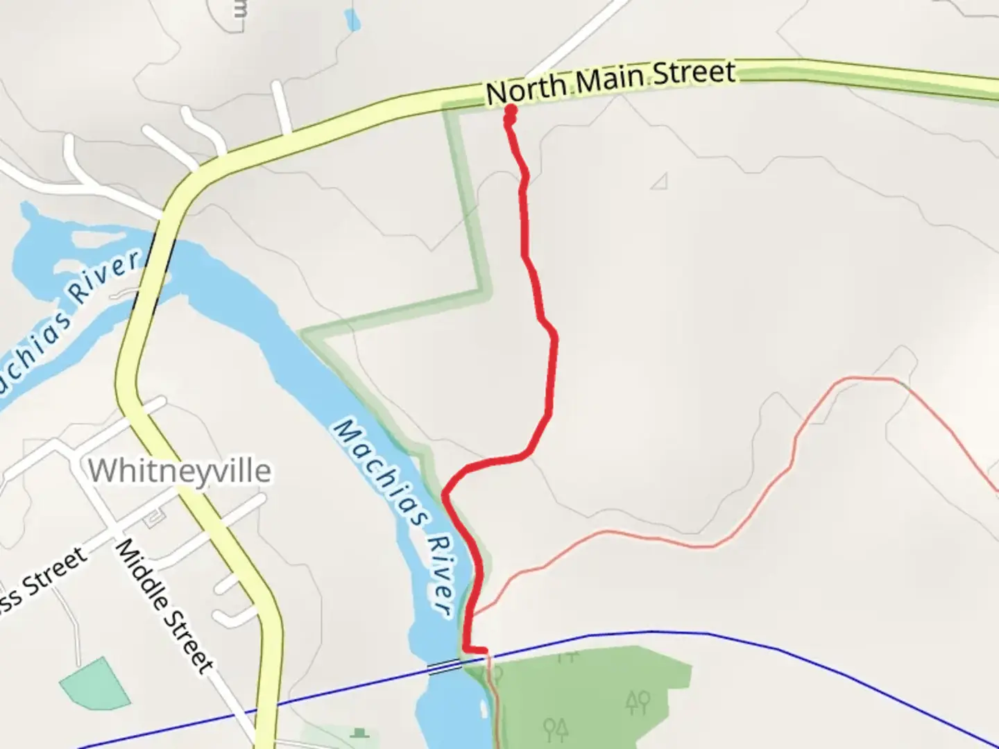 An image depicting the trail Money Island Trail and its surrounding area.