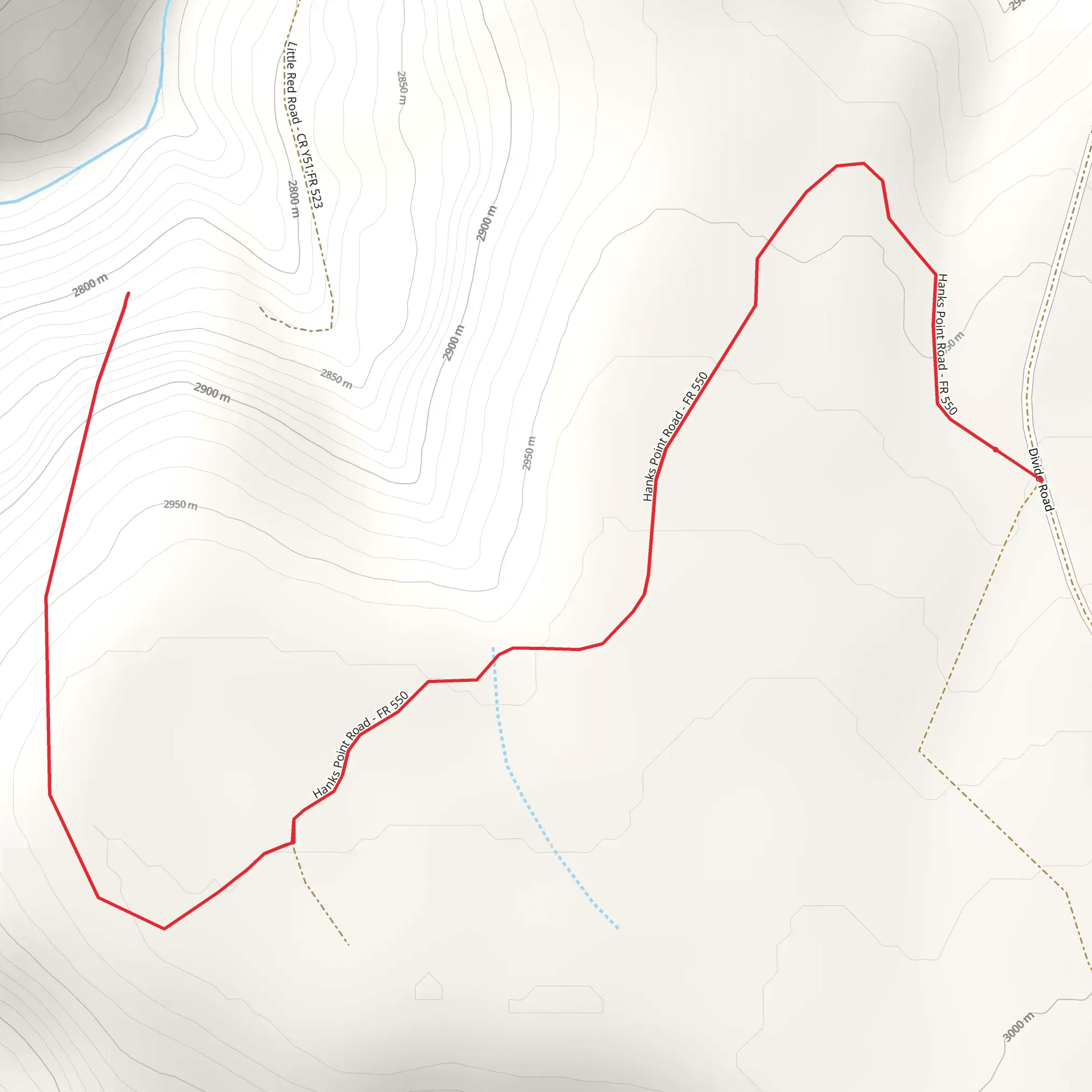 Roundabout Trail mobile static map