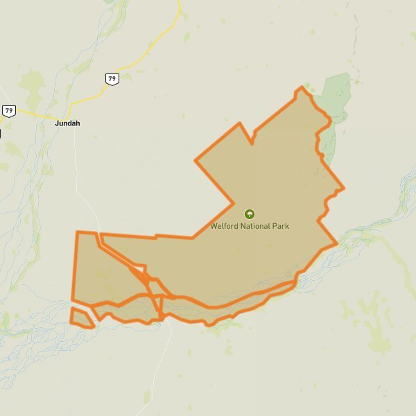 Welford National Park mobile static map
