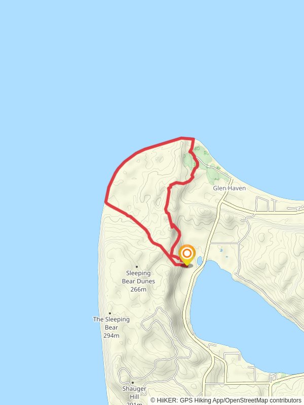 Dune Trail and Sleeping Bear Point Loop Trail