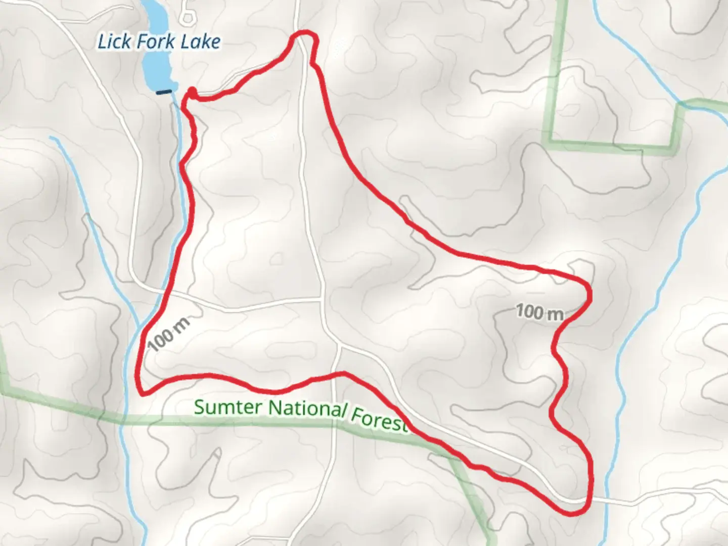 An image depicting the trail Horn Creek Trail and its surrounding area.