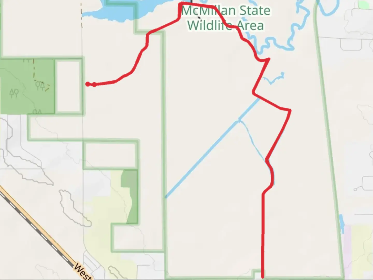 An image depicting the trail Little Eau Pleine River Walk and its surrounding area.