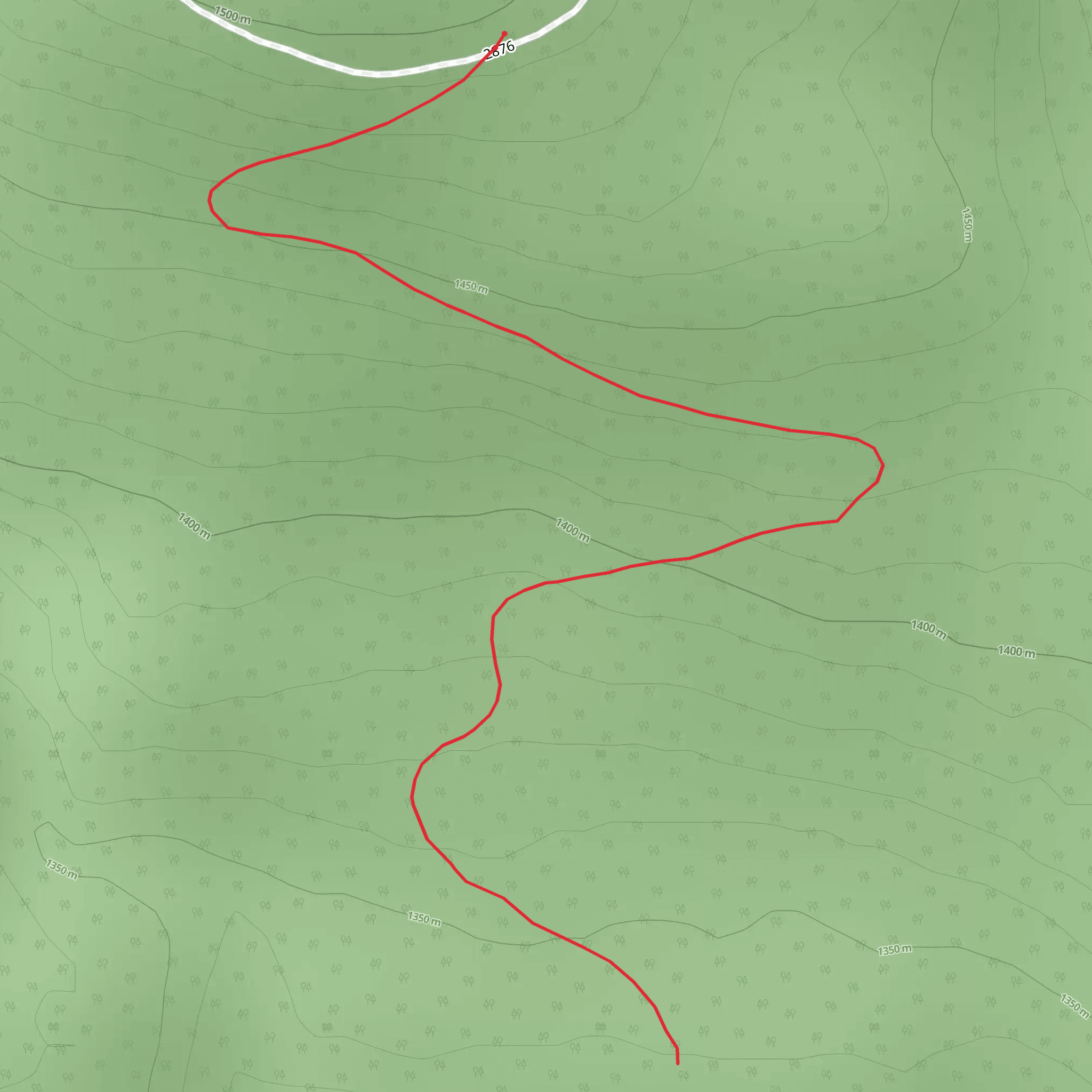 Ray Shearer Interpretive Trail mobile static map