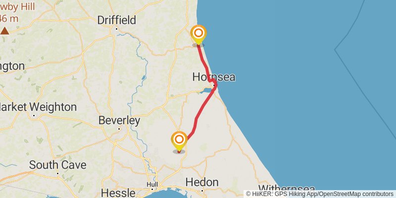 Yorkshire Round stage 32 Map