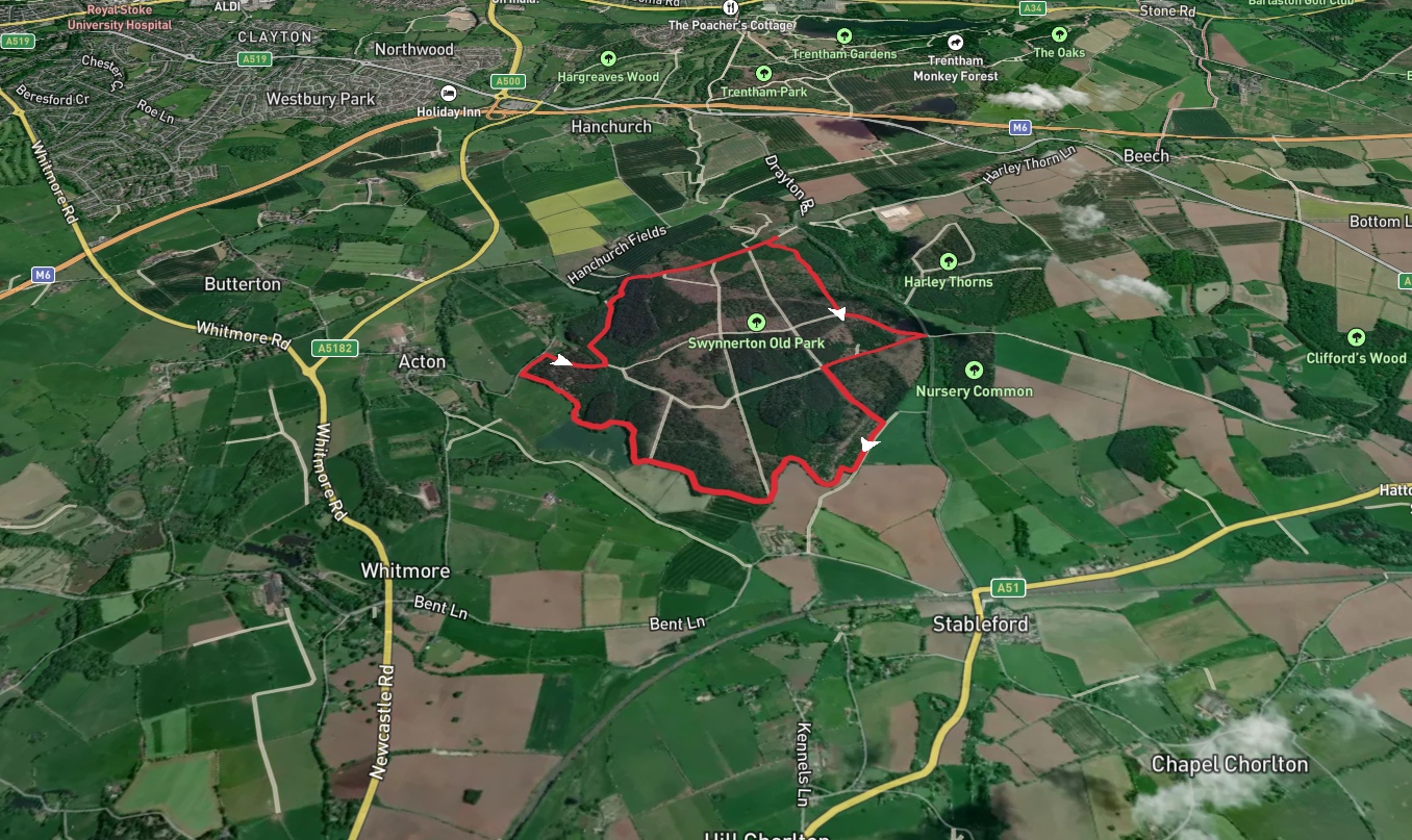 Swynnerton Old Park Long Loop