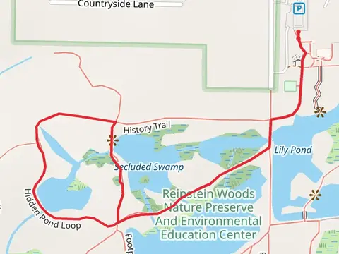 Lily Pond to Hidden Pond to Secluded Swamp Loop