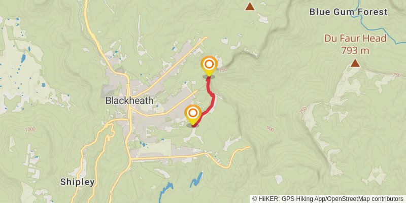 Blackheath to Blue Gum Loop alt 1 Map