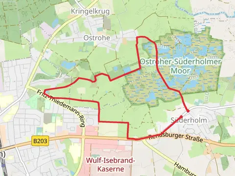 Klausmoorsweg and Nuerreekenweg Loop