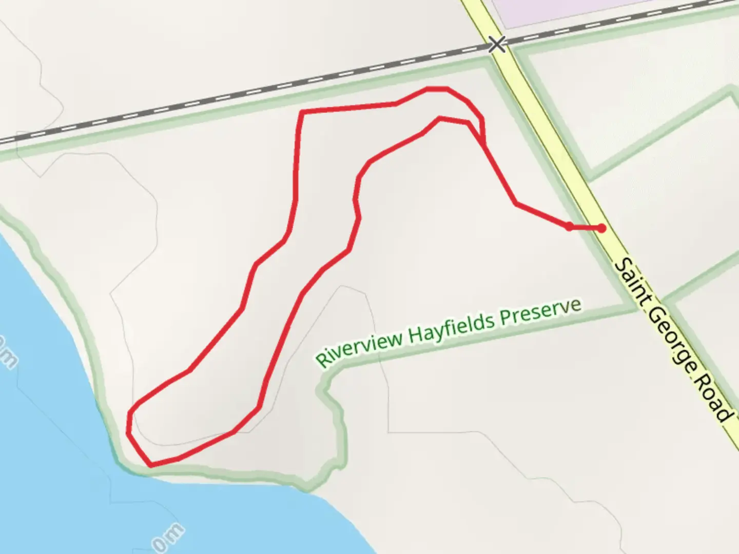 An image depicting the trail Saint George Road Loop and its surrounding area.