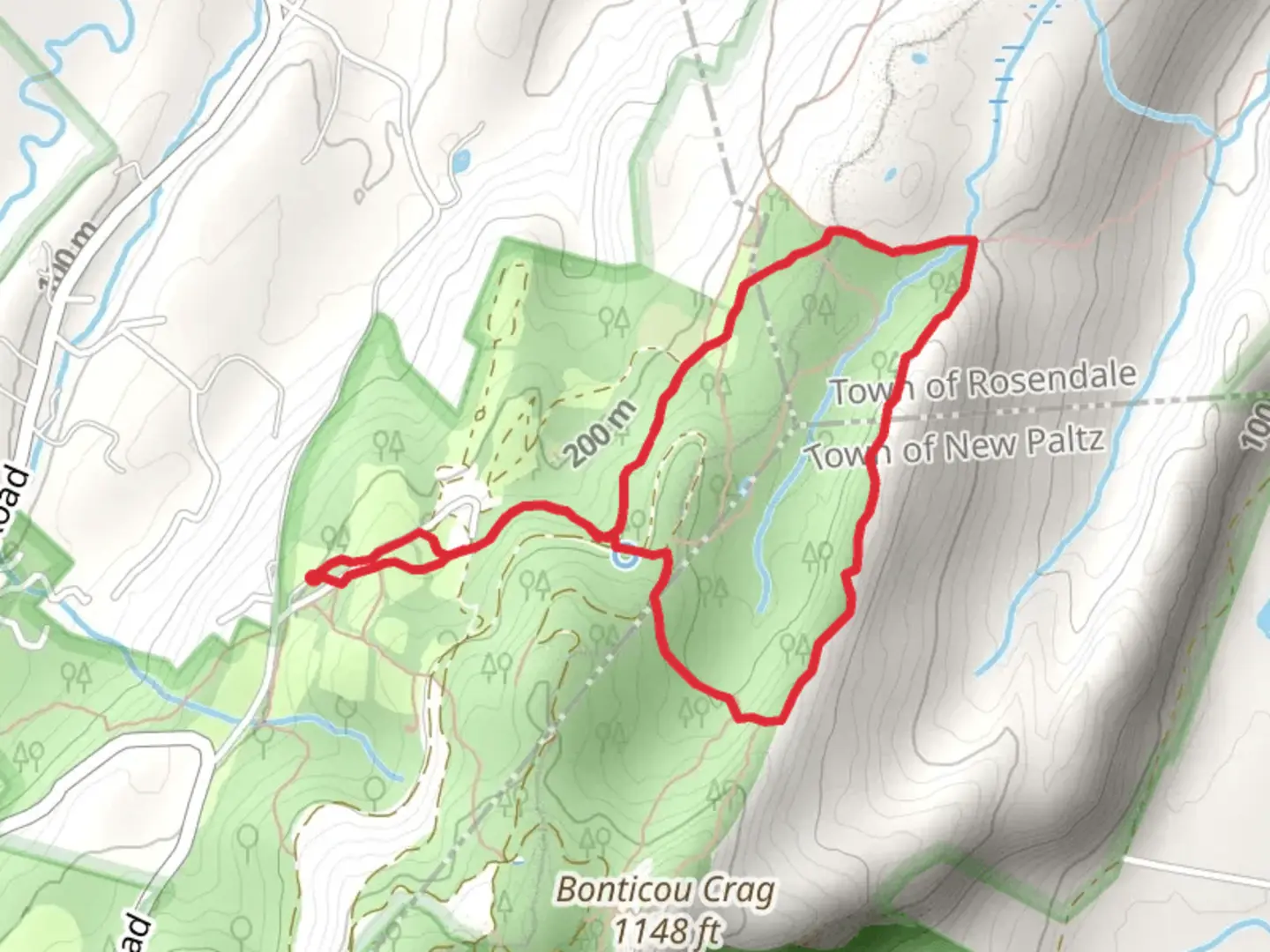 An image depicting the trail Table Rocks and Cedar Short Loop Trail and its surrounding area.