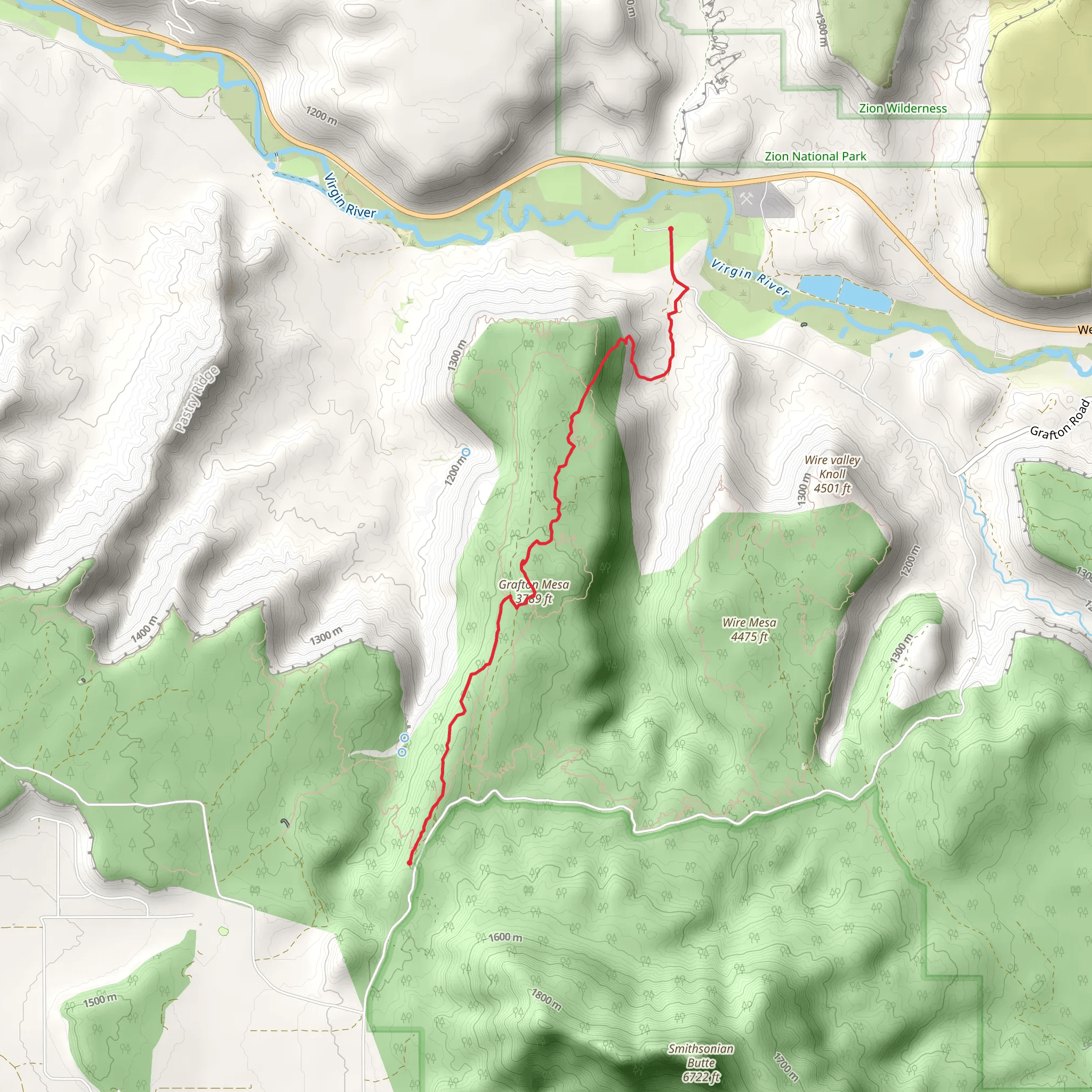 Grafton Mesa via Show me the Money mobile static map